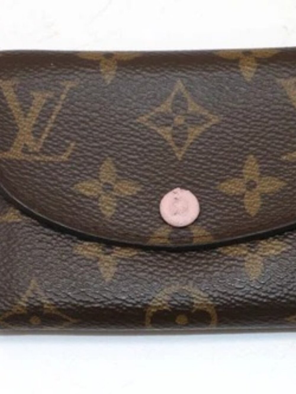 Louis Vuitton Rosalie Monogram Coin Purse Wallet Brown/Rose Ballerine M62361